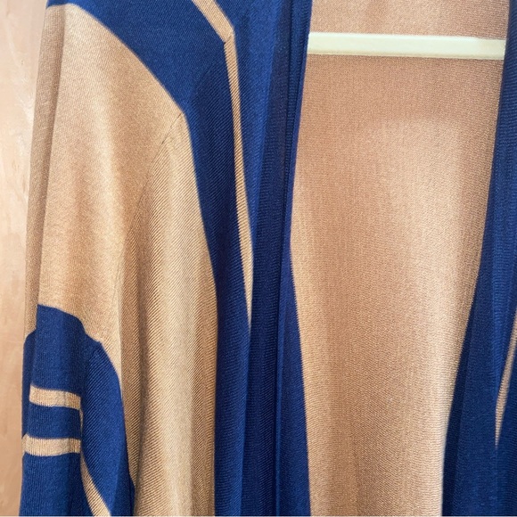 H&M open Women’s cardigan Bronze and Navy - Picture 2 of 8